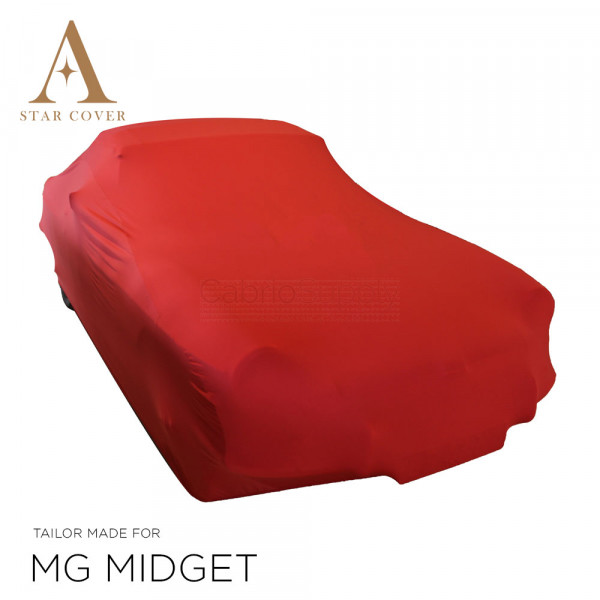 MG Midget Indoor Autohoes - Rood