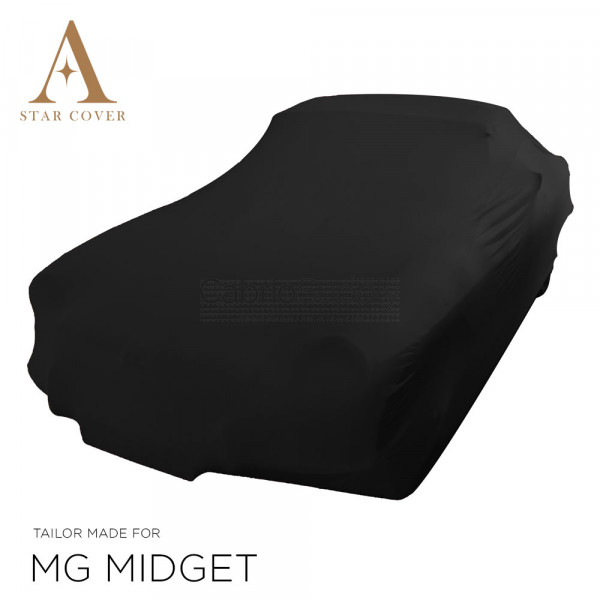 MG Midget Indoor Autohoes - Zwart