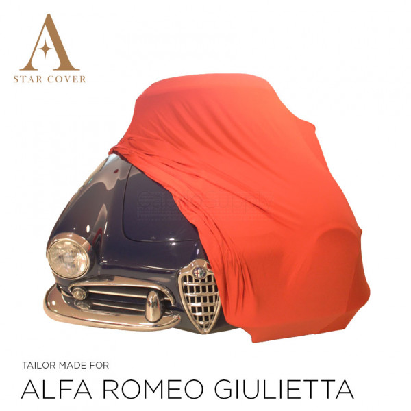 Alfa Romeo Giulietta Spider 1954-1962 Indoor Autohoes - Rood