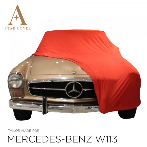 Mercedes-Benz W113 Pagode Autohoes - Maatwerk - Rood
