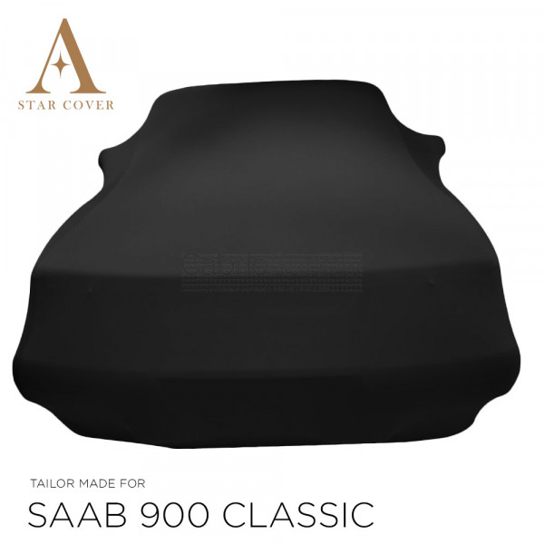 Saab 900 Classic Cabrio Indoor Autohoes - Maatwerk - Zwart