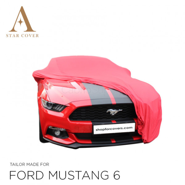 Ford Mustang VI 2014-heden  Indoor Autohoes - Rood