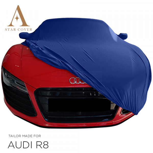 Audi R8 Spyder Autohoes - Spiegelzakken - Blauw