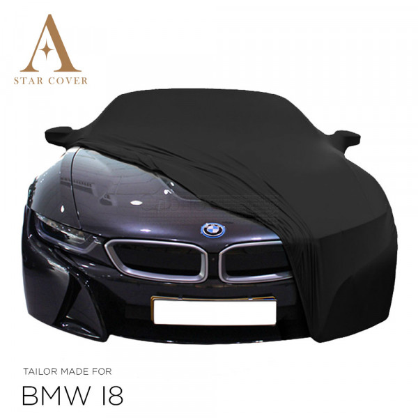 BMW i8 Roadster Indoor Autohoes - Spiegelzakken - Zwart