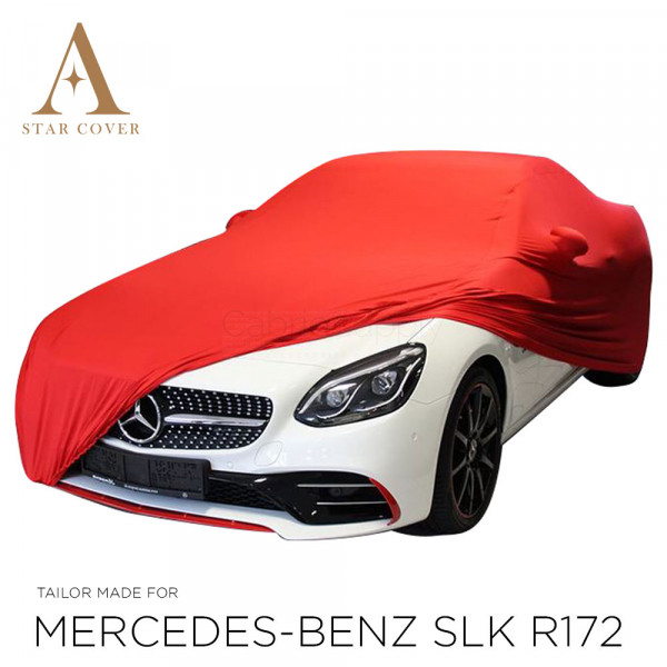 Mercedes-Benz SLK SLC R172 Indoor Autohoes - Spiegelzakken - Rood