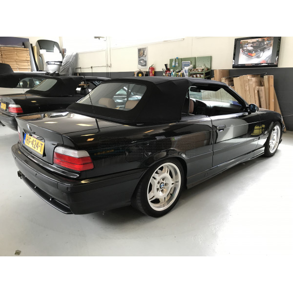 BMW 3 Serie E36 OEM Sonnenland A5 Cabriokap + PVC Achterruit met ritssluiting & Zijvakken 1994-1996