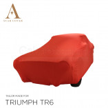 Triumph TR4 TR6 Autohoes - Maatwerk - Rood