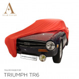 Triumph TR4 TR6 Autohoes - Maatwerk - Rood