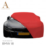 BMW i8 Roadster Indoor Autohoes - Rood