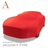 Jaguar F-type Convertible Indoor  Autohoes - Maatwerk - Rood