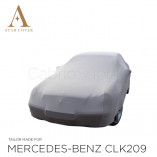 Mercedes-Benz CLK A209 Indoor Autohoes - Maatwerk - Zilvergrijs