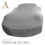 Porsche 911 991 2011-2018 zonder Aerokit Autohoes - Maatwerk - Zilvergrijs