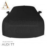 Audi TT 8J Roadster Indoor Autohoes - Spiegelzakken - Zwart