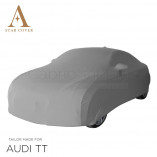 Audi TT 8J Roadster Indoor Autohoes - Spiegelzakken - Zilvergrijs