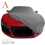 Audi R8 Spyder Autohoes - Spiegelzakken - Zilvergrijs
