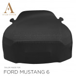 Ford Mustang VI Cabrio Indoor Autohoes - Spiegelzakken - Zwart