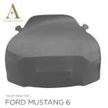 Ford Mustang VI Cabrio Indoor Autohoes - Spiegelzakken - Grijs