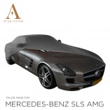 Mercedes-Benz SLS AMG Roadster Indoor Autohoes - Spiegelzakken