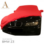 BMW Z3 Autohoes - Maatwerk - Spiegelzakken - Rood