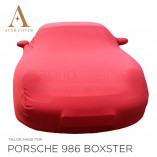 Porsche Boxster 986 Autohoes - Maatwerk - Spiegelzakken - Rood