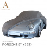 Porsche 911 Cabrio (993) 1993-1998 - Indoor Autohoes - Zilvergrijs - Spiegelzakken