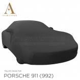 Porsche 911 992 2019-heden Aerokit Indoor Autohoes - Spiegelzakken - Zwart