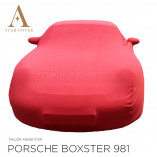 Porsche Boxster 981 Indoor Autohoes - Spiegelzakken