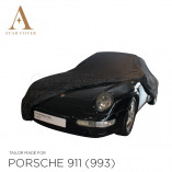  Porsche 911 Cabrio (993) 1993-1998 - Outdoor Autohoes - Zwart