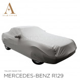 Mercedes-Benz R129 SL Outdoor Autohoes - Star Cover - Militair Khaki - Spiegelzakken