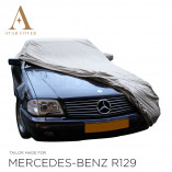 Mercedes-Benz R129 SL Outdoor Autohoes - Star Cover - Militair Khaki - Spiegelzakken