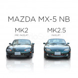 Mazda MX-5 NB RVS Grille Voorbumper -BLACK EDITION 2002-2005