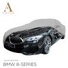 BMW 8 Serie Cabrio G14 Indoor Autohoes - Spiegelzakken - Grijs