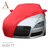 Audi TT 8J Roadster Indoor Autohoes - Spiegelzakken - Rood