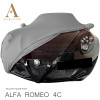 Alfa Romeo 4C Spider Indoor Autohoes - Maatwerk - Zilvergrijs