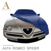 Alfa Romeo 916 Spider Indoor Autohoes - Spiegelzakken - Blauw