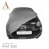 Fiat 500 500C Autohoes - Maatwerk - Zilvergrijs