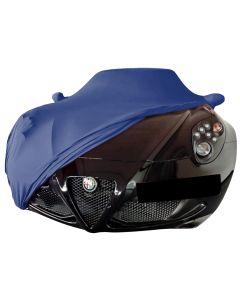 Alfa Romeo 4C Spider Indoor Autohoes - Spiegelzakken - Blauw