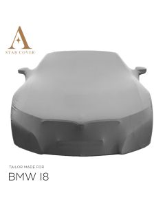 BMW i8 Roadster Indoor Autohoes - Spiegelzakken - Grijs