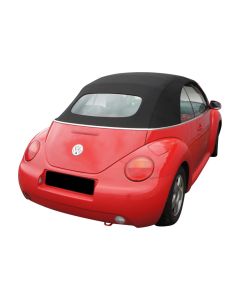 Volkswagen New Beetle Stoffen cabriodak - OEM Glazen ruit - Zwart