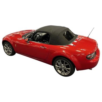Mazda MX-5 NC Stoffen cabriodak 1-delig - Verwarmd glazen achterruit - Zwart